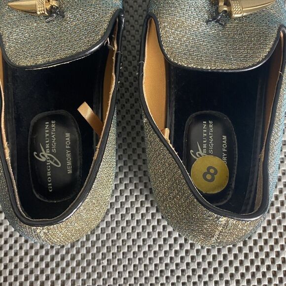 Giorgio Brutini Collide Shoes Mens Size 8 M Gold Blue Slip On Formal Memory Foam main image 8